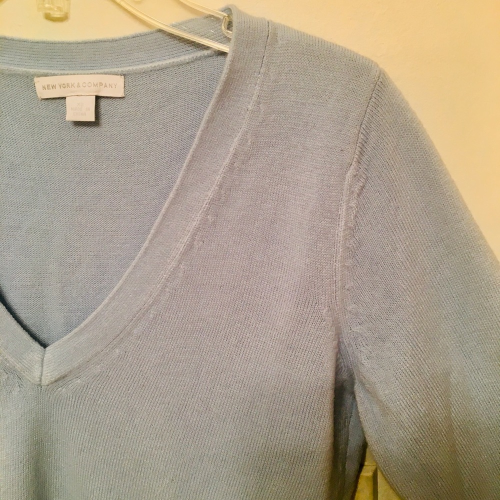 New York & Co Soft Blue Sweater | Size XS